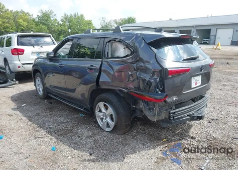 2022 Toyota Highlander L/Le from USA, damaged, VIN 5TDBZRBH0NS571742